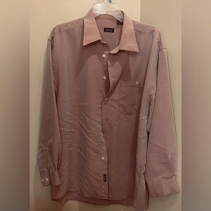 Izod Long Sleeve Pink Chromatic Large Shirt